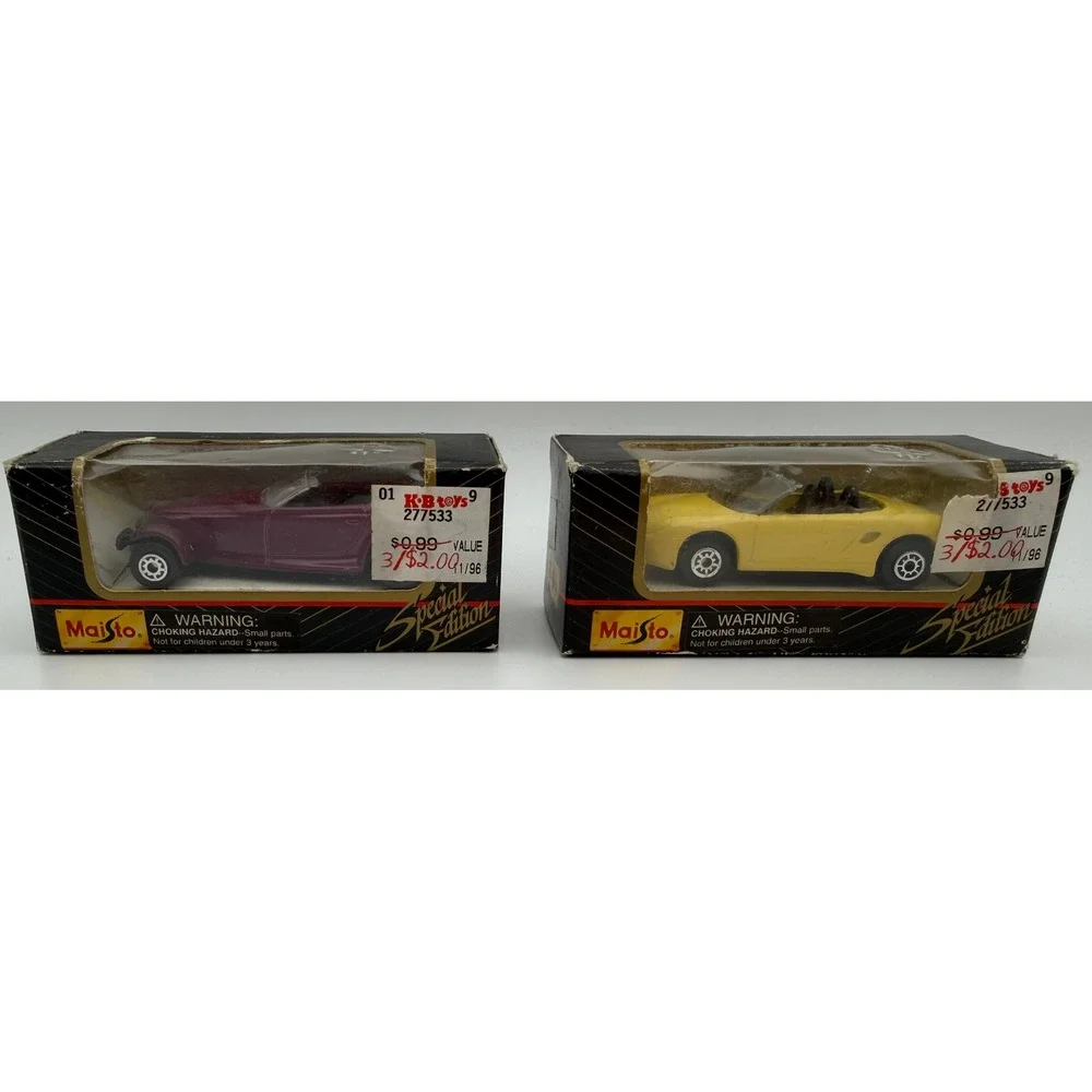 Maisto‎ Special Edition Diecast Car Lot Porsche Boxster Plymouth Prowler 11001